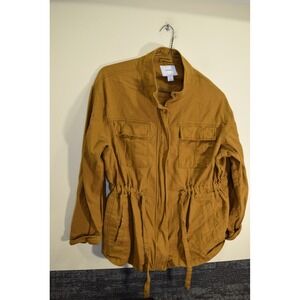 2019 Old Navy Safari OCHRE TO YOU Orange Brown Cargo Utility Army Hunt Jacket XL